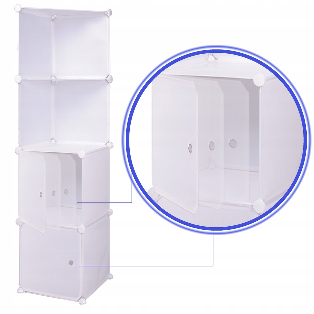 Купить Шкаф для ванной комнаты MODULAR, белый, колонна Н, 140 см: отзывы, фото, характеристики в интерне-магазине Aredi.ru