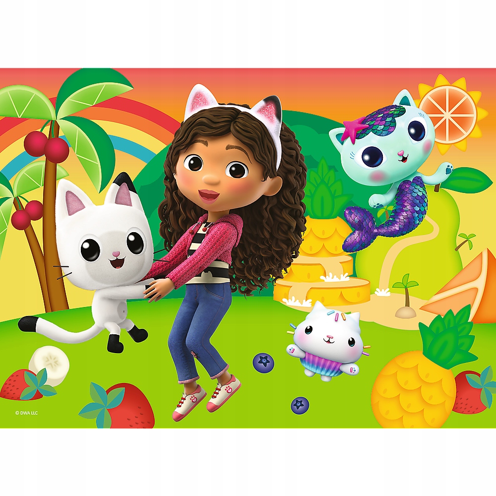 PUZZLE MINIMAXI MINI MAX 20 EL KOLOROWY DZIEŃ GABI GABBY 'S DOLLHOUSE 21158