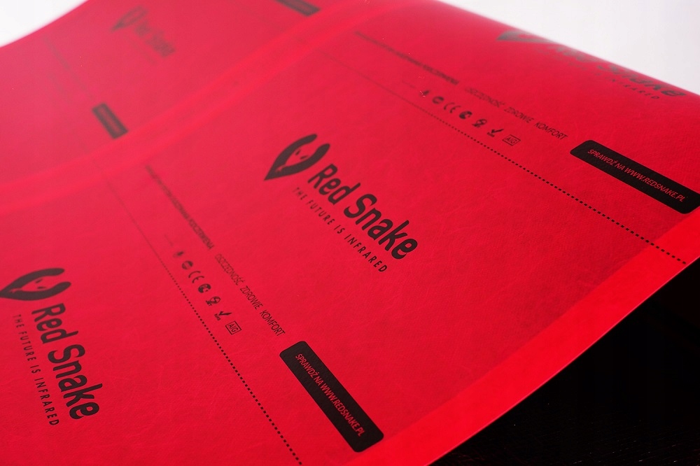 Folia grzewcza Red Snake 150 W - 3 m2