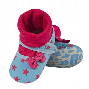 SOXO buty kapcie niemowlęce gwiazdki dziewczęce