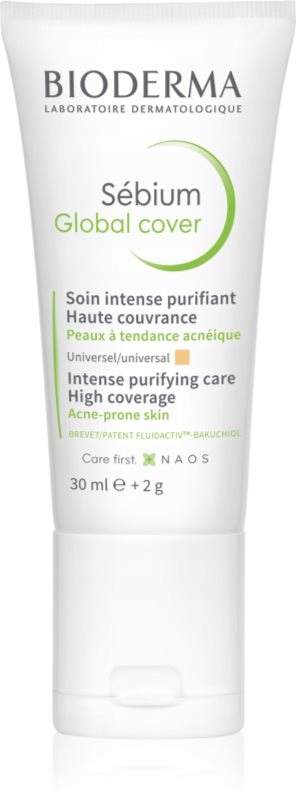 Bioderma Sébium Global Cover pielęgnacja intensywnie kryjąca i tonizująca d
