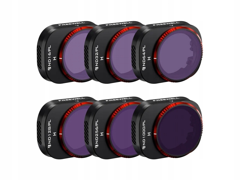 Filtry Freewell Bright Day ND PL DO DJI Mini 4 Pro (6 szt.)