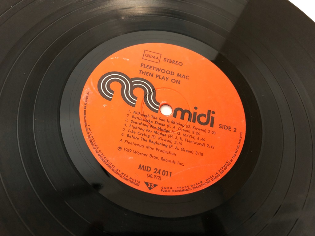 Купить Fleetwood Mac - Тогда играй,LP 3262: отзывы, фото, характеристики в интерне-магазине Aredi.ru