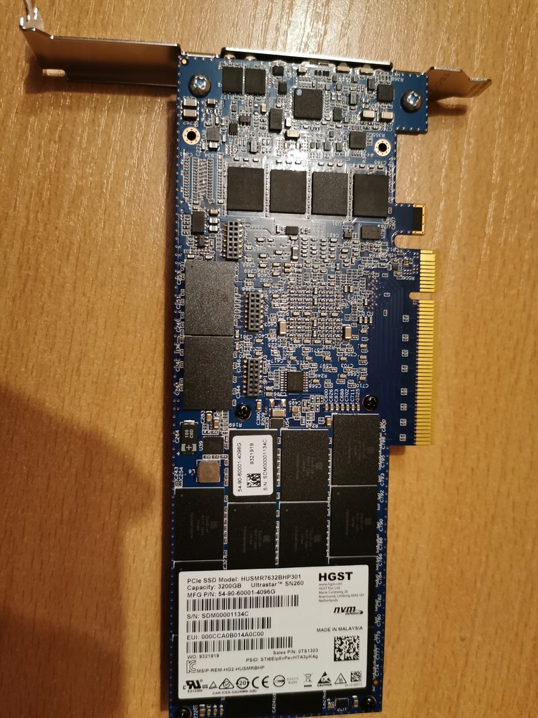 HGST ULTRASTAR SN260 3.2T HUSMR7632BHP301 SSD NVME