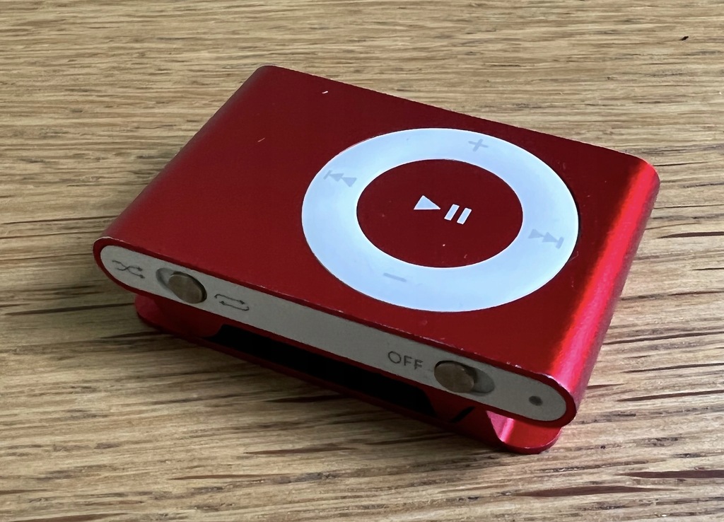 Apple iPod Shuffle Red Special Edition 1GB 2nd Gen