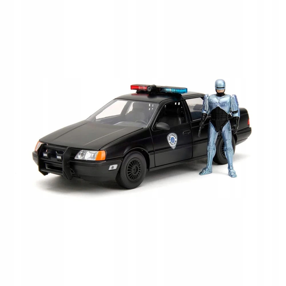 Figurki Robocop Hollywood Rides Diecast Model 1/24 1986 Ford Taurus