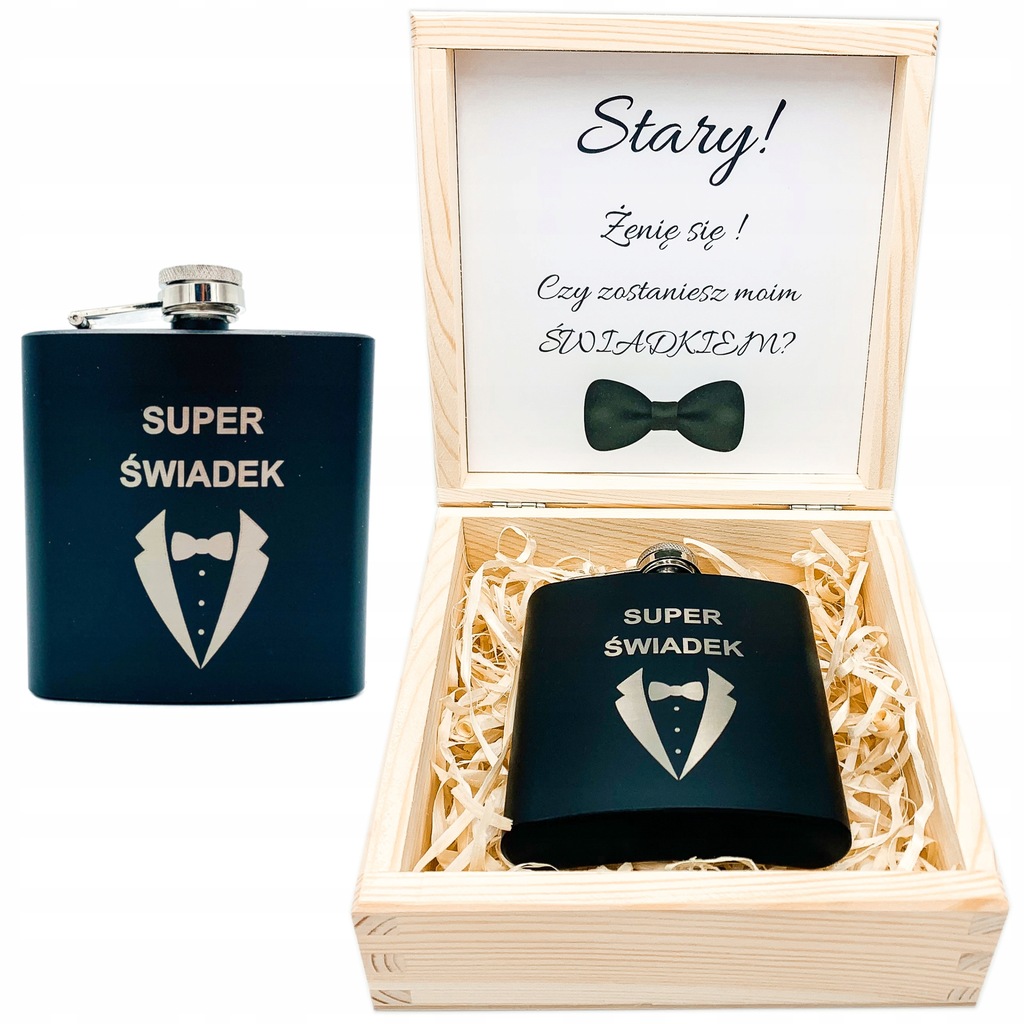 BOX PIERSIÓWKA dla Świadka - Prośba o świadkowanie - PREZENT ZAPROSZENIE