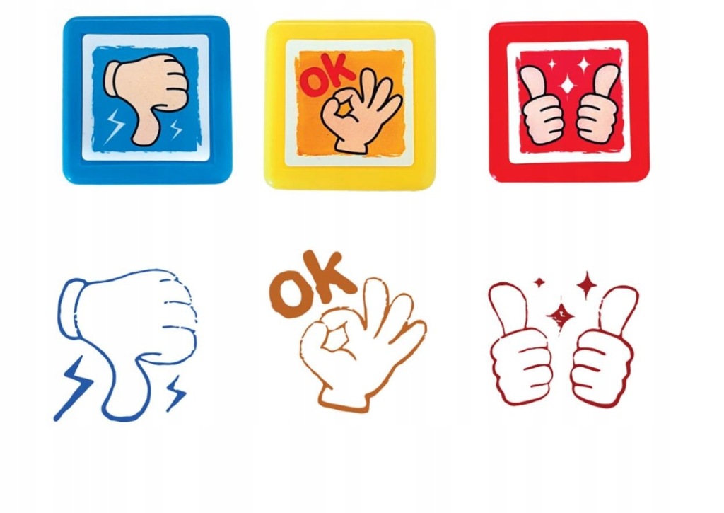 Pieczątka dekoracyjna OK! (24szt) NOSTER