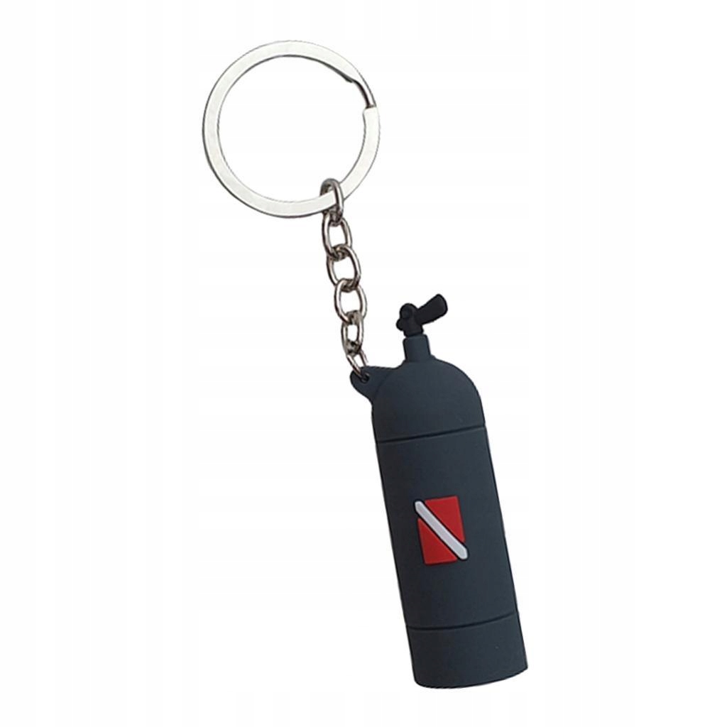 Nowość Diving Tank Breloczek Dive Keyring Szary