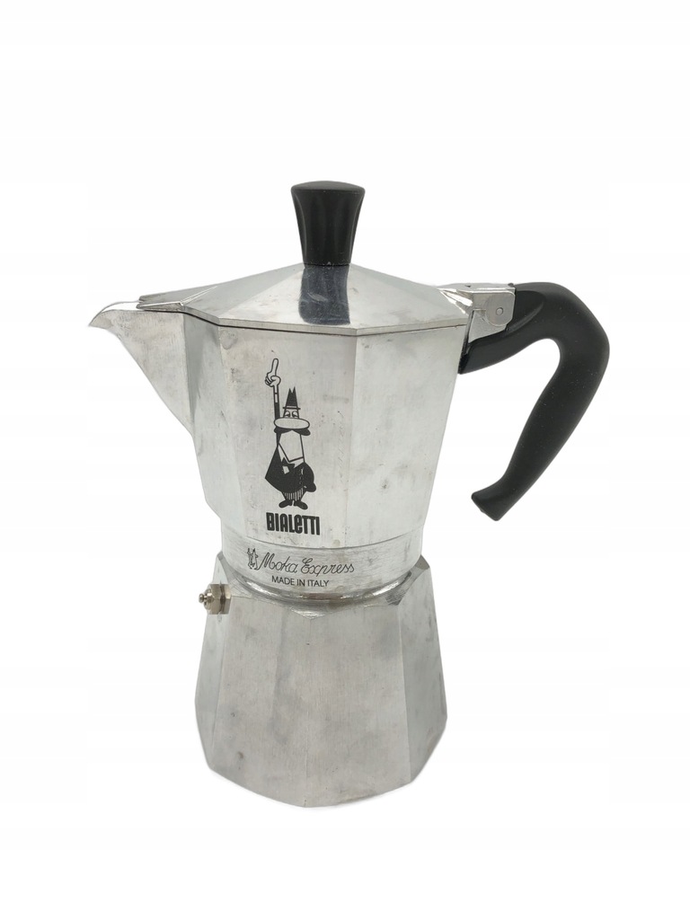 Kawiarka Bialetti Moka Express 270 ml srebrna czarna Made in Italy