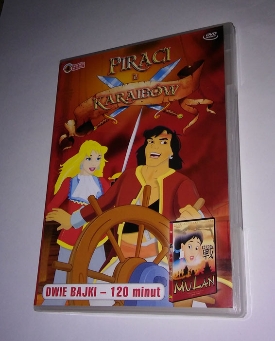 PIRACI Z KARAIBÓW I MULAN - DWIE BAJKI NA DVD