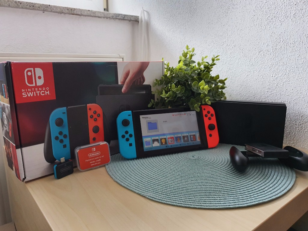 Przerobione Nintendo Switch + 128GB CFW RCM Loader 9977183320