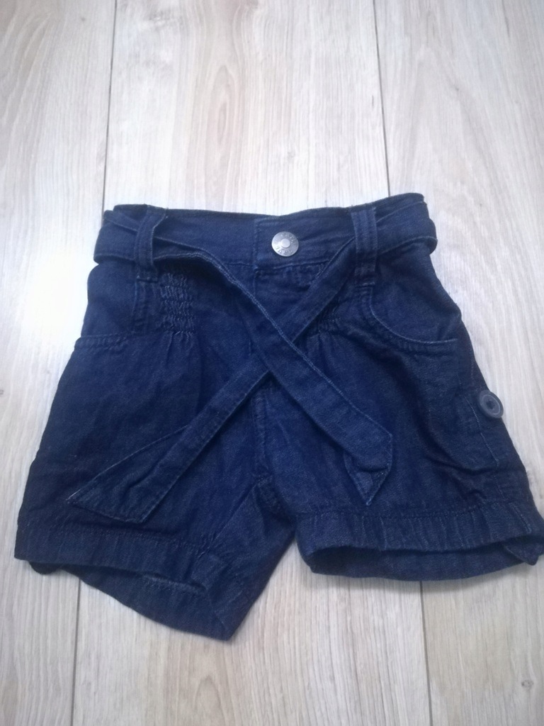 Spodenki dżinsowe jeans rozm 74