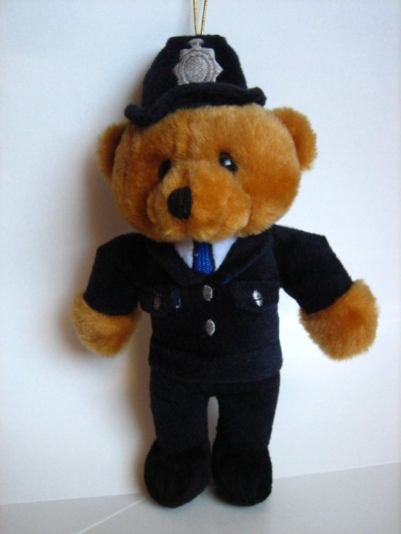 Londyński policjant - pluszowy miś na WOŚP