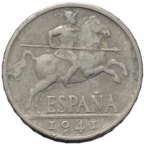 62315. Hiszpania - 10 centymów - 1941r.