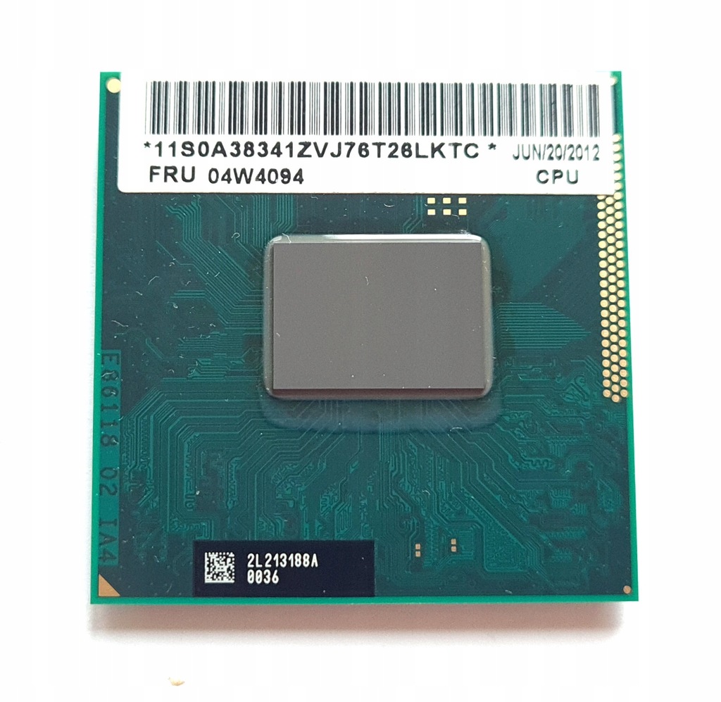 CPU Intel Core i3-2370M 2.4GHz / 3MB SR0DP