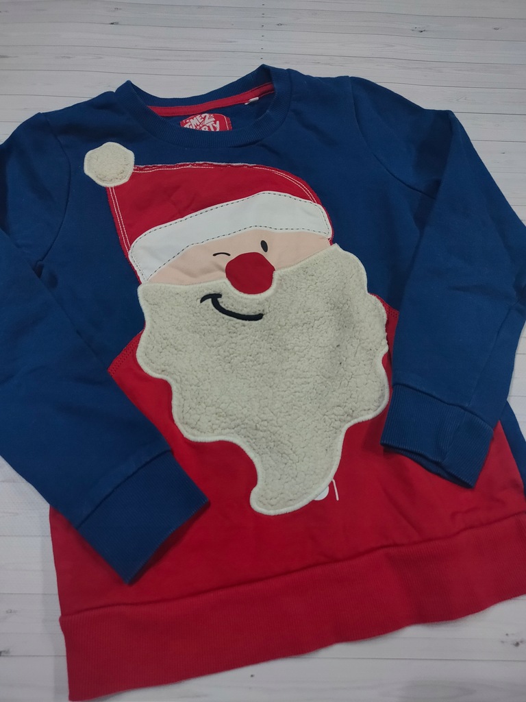 C&A Bluza świąteczna dla chłopca bawełna r. 134