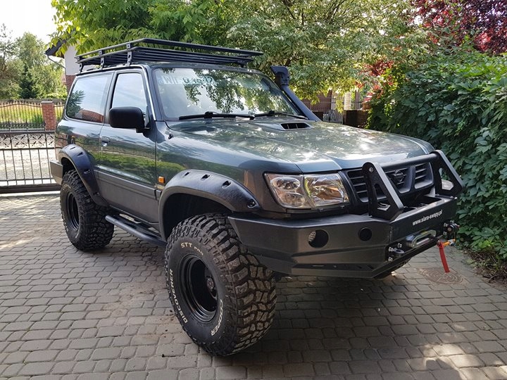 Poszerzenia nadkoli Nissan Patrol Y61 GU2GU3 3D