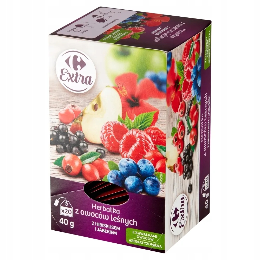 Carrefour Extra Herbatka z owoców leśnych 40 g