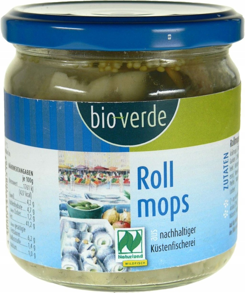 ROLLMOPSY (ŚLEDZIE W BIO ZALEWIE OCTOWEJ Z OGÓRKAM