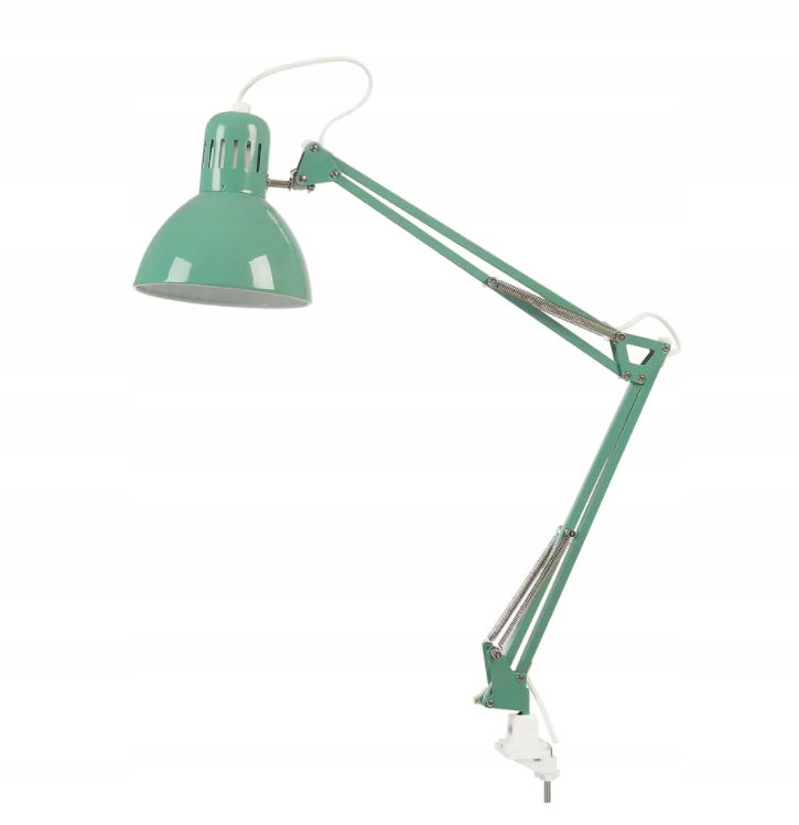 IKEA TERTIAL Lampa biurkowa jasnozielony 11917030553