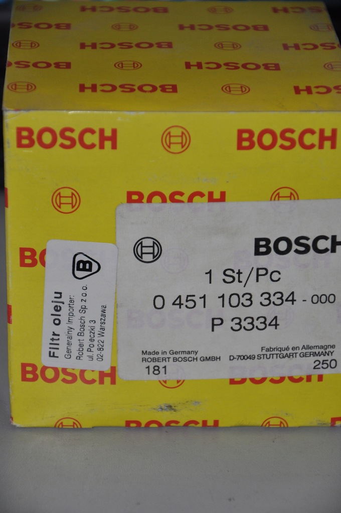 Filtr oleju Bosch 0451103334 Ford Jeep Mazda Rover