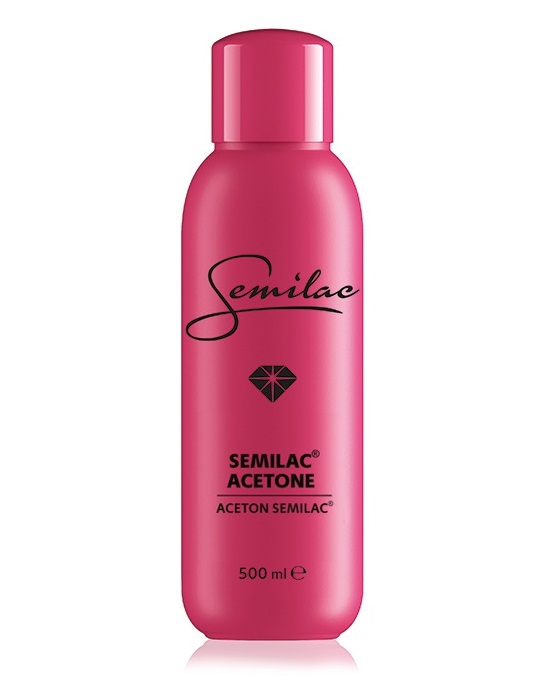 SEMILAC ACETONE ACETON zmywacz kosmetyczny 500 ml