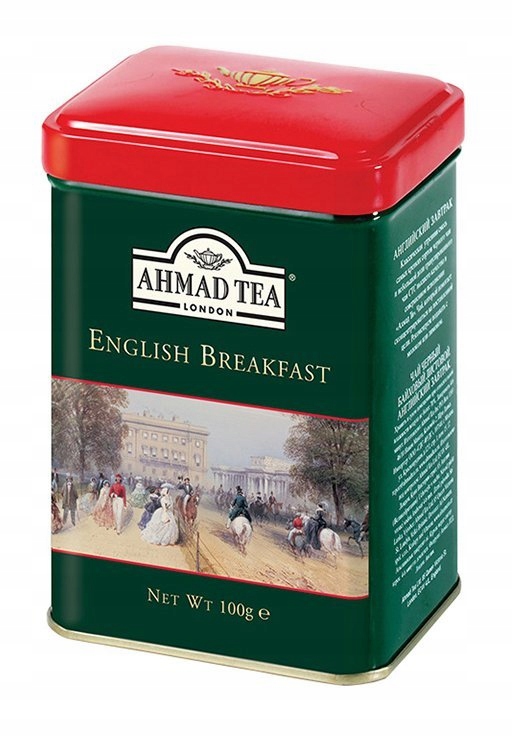 Puszka Ahmad Tea English Breakfast 100g liściasta