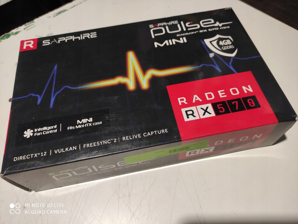 Karta graficzna Sapphire PULSE MINI RX570 4GB uszk