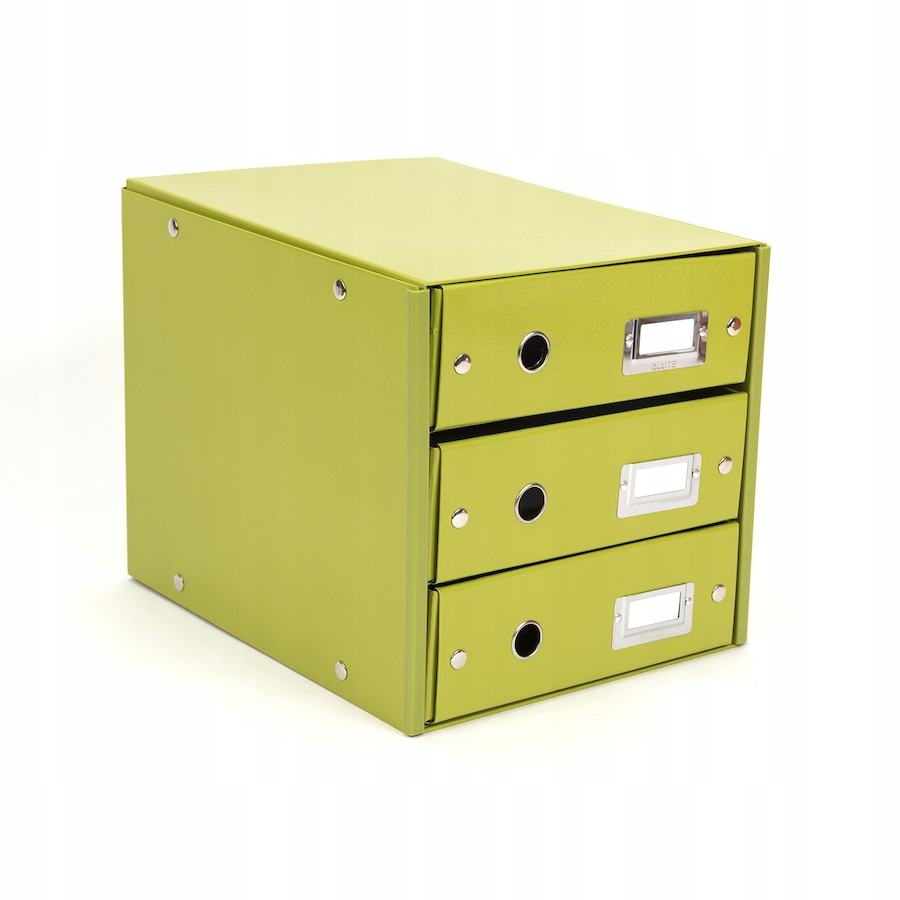 LEITZ pojemnik z 3 szufladami zielony - A 24