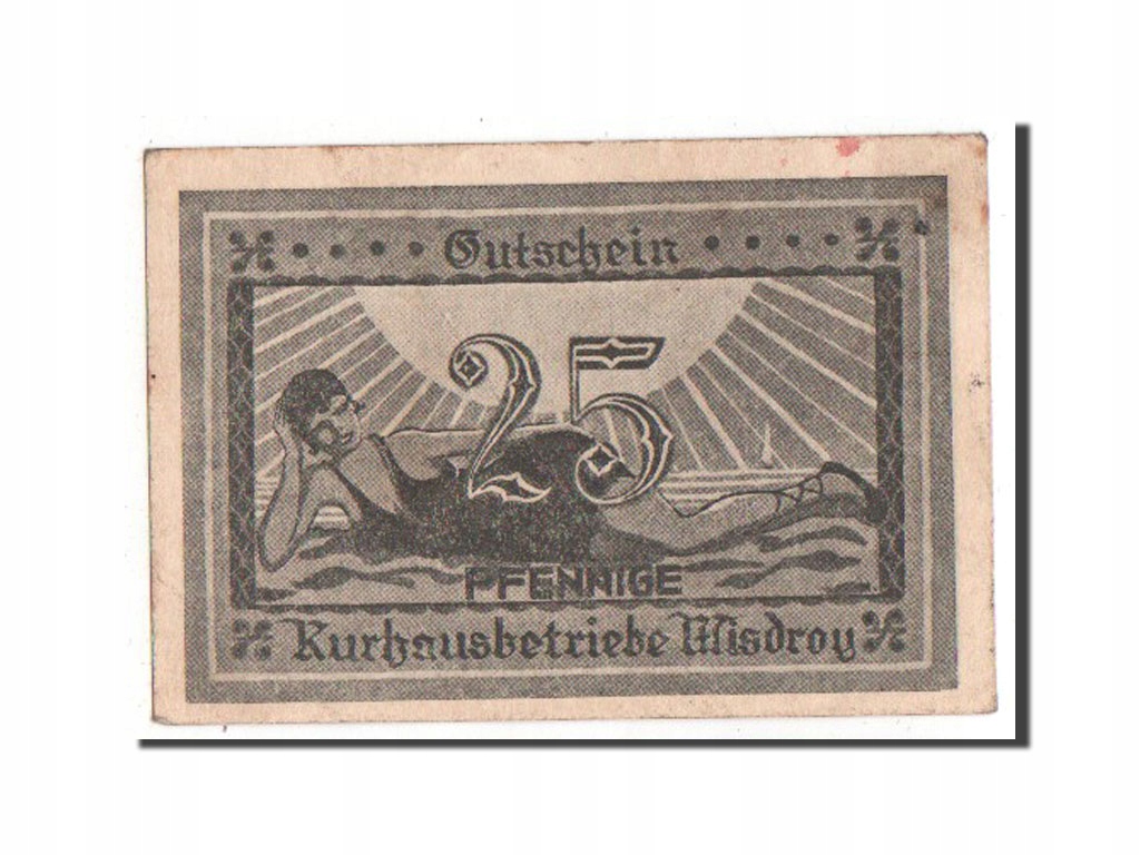 Banknot, Niemcy, Pommern, 25 Pfennig, 1921, AU(50-