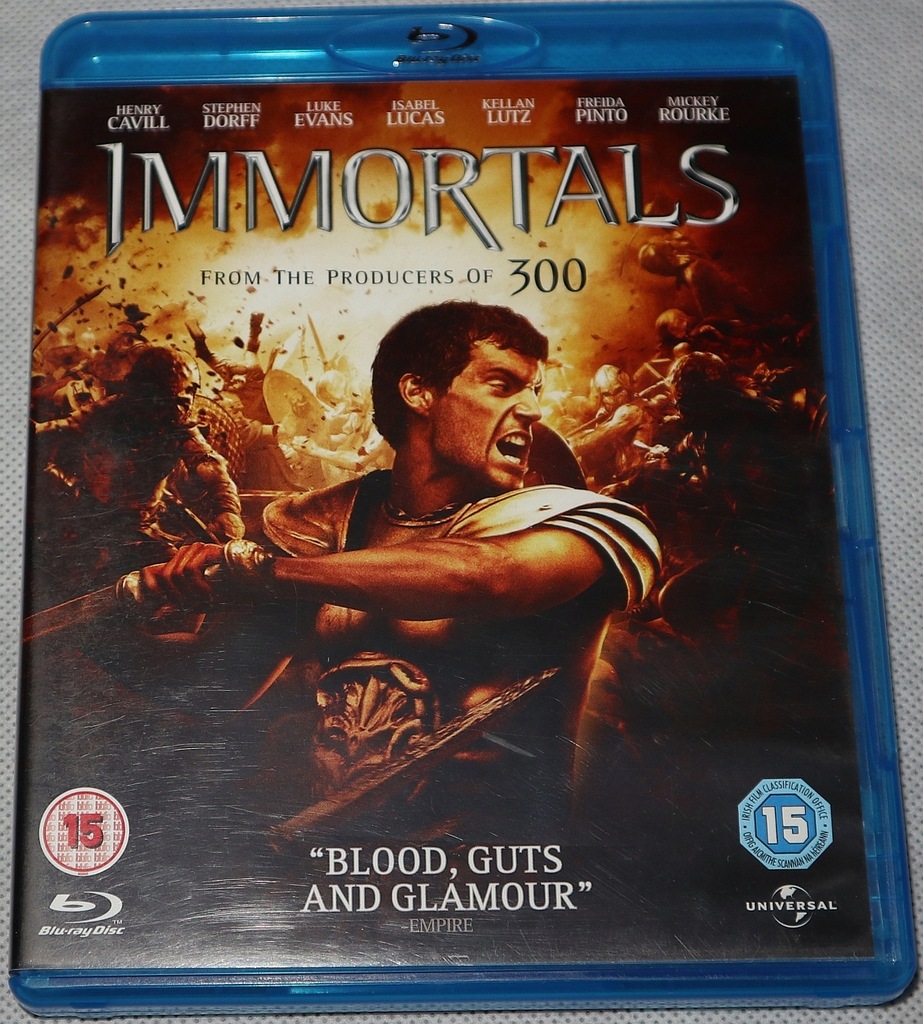 Blu-Ray: IMMORTALS. BOGOWIE I HEROSI (2011) ENG