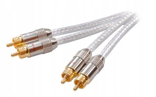 F328 Kabel audio Vivanco SHQ, 2x wtyczka RCA 1,2 m