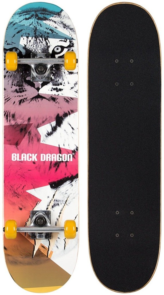 Купить Классический деревянный скейтборд BLACK DRAGON 100кг.: отзывы, фото, характеристики в интерне-магазине Aredi.ru