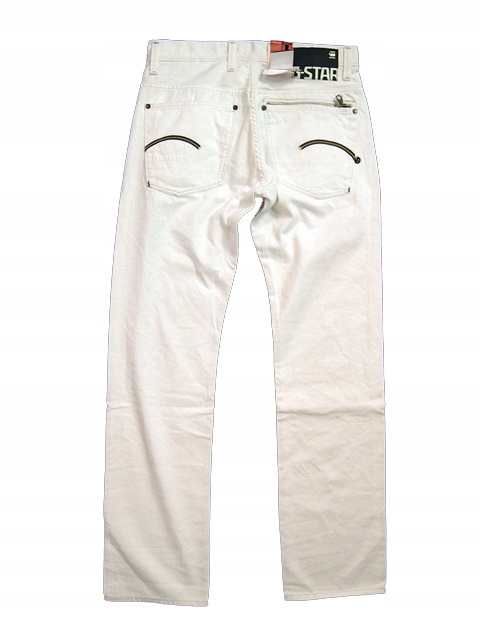 G-STAR RAW SPLEND DESTROY WHITE,Rozm.31/32