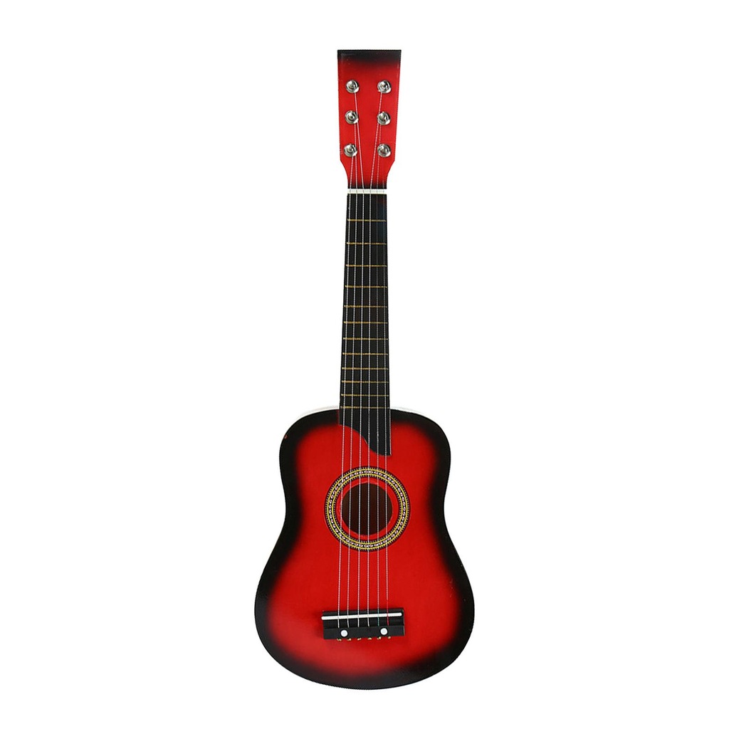 Mini 25 Inch Wooden Acoustic Guitar Toy Practice