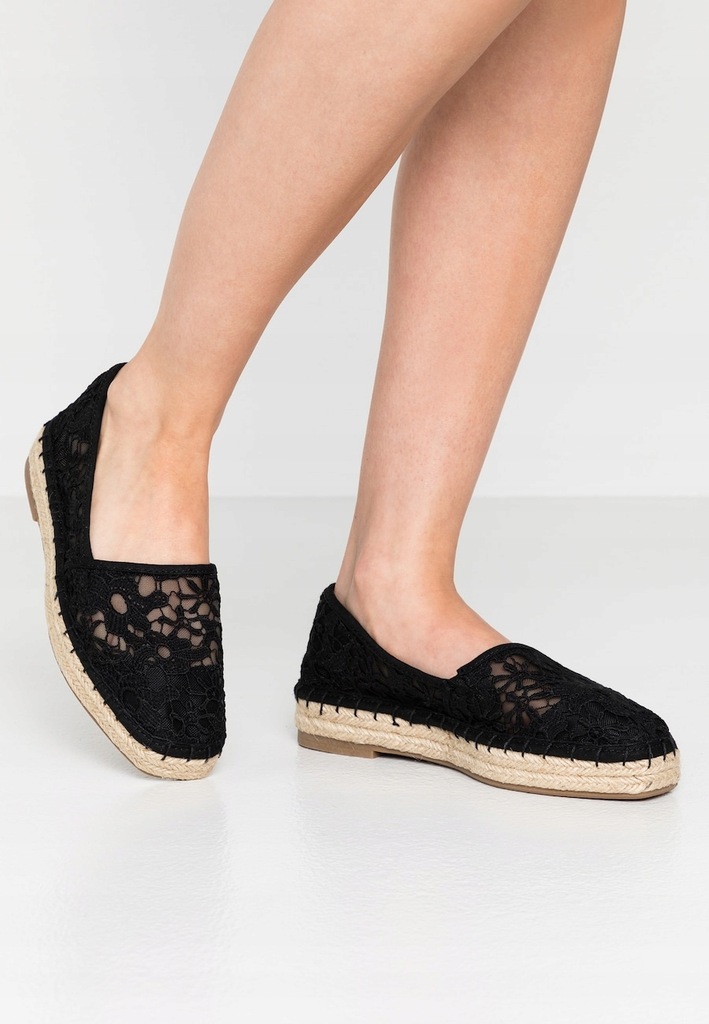 TAMARIS ESPADRYLE CZARNE WSUWANE DAMSKIE 40 BJA