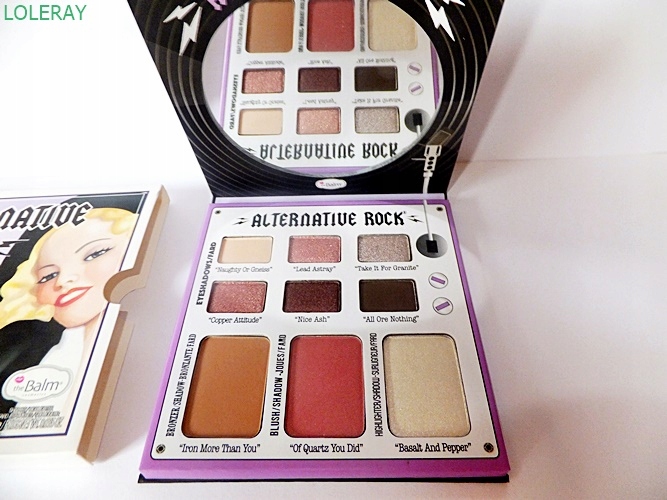 the balm alternative rock vol. 1 face palette