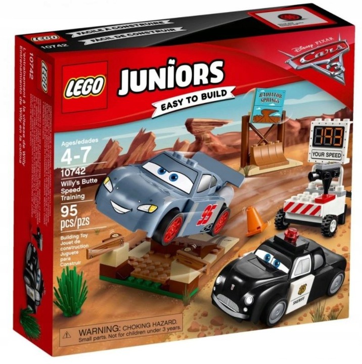 LEGO JUNIORS CARS 10742 TRENING SZYBKOŚCI Klocki