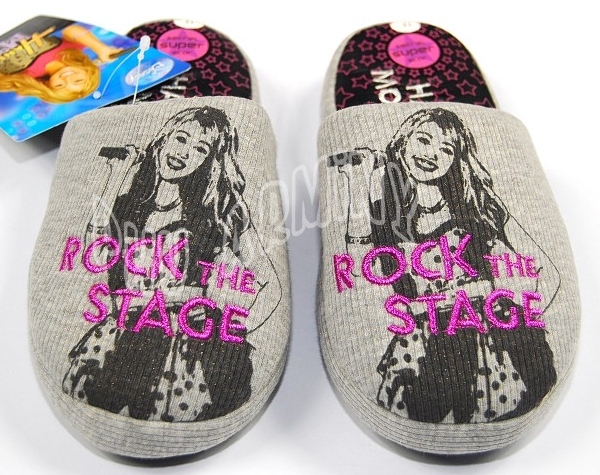 kapcie HANNAH MONTANA klapki UK10 EUR 28 18cm NOWE