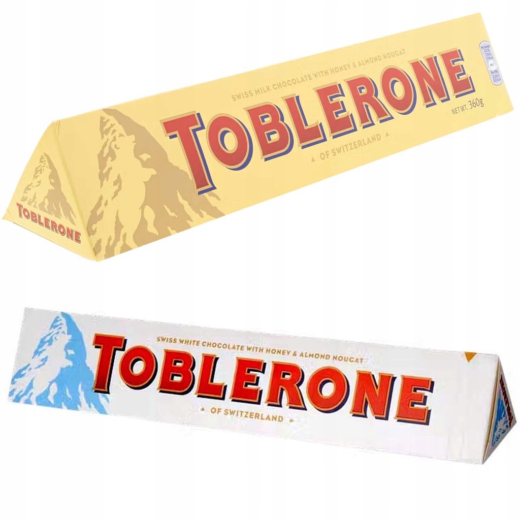 Купить Toblerone Белый и Молочный Шоколад 2шт x 360: отзывы, фото и ...