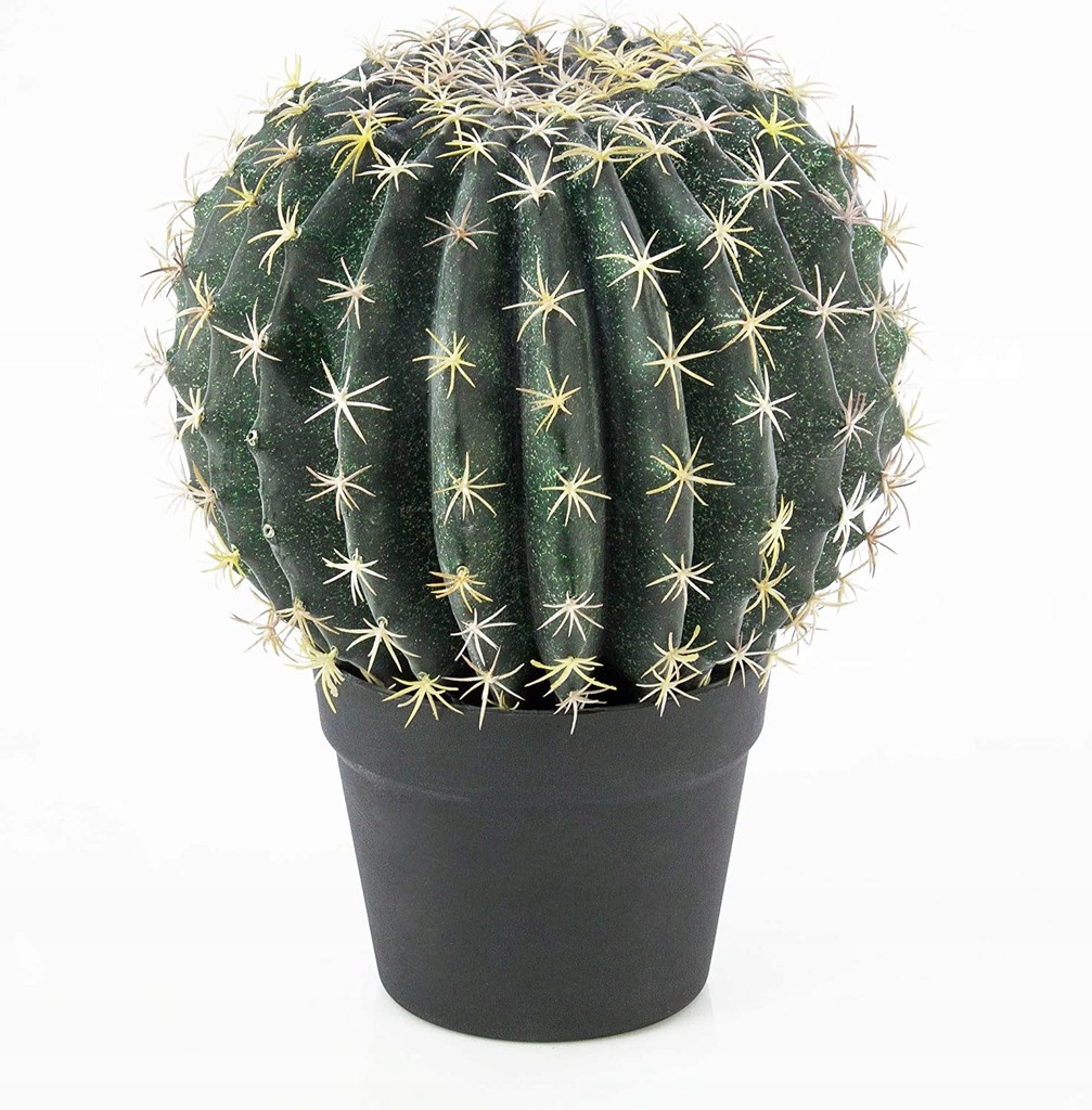 Sztuczna teciowa poduszka kaktus ELVIO, zielony,