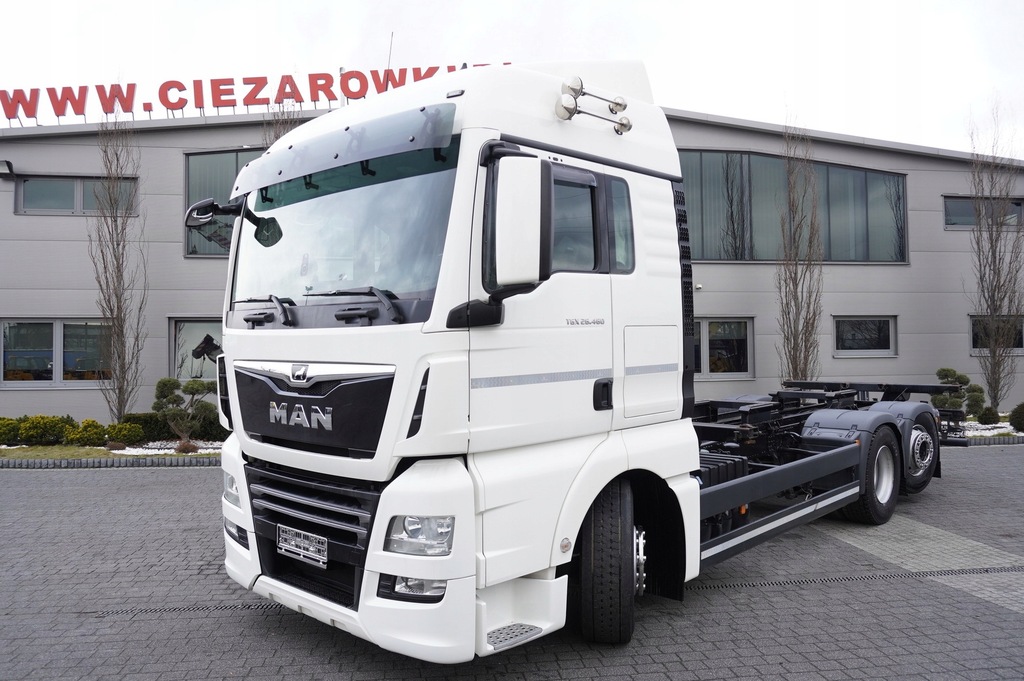 MAN TGX 26.460 XLX , E6 , 6x2 , BDF , podwozie