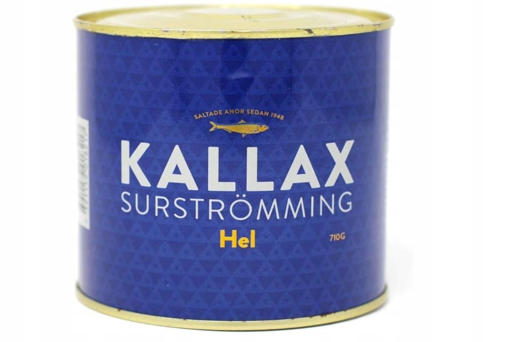 Surstromming kiszone śledzie Hel Kallax 710 g **SZWECJA**