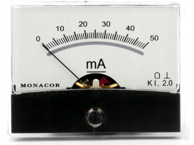 MONACOR PM-2/50MA - Mierniki z ruchomą cewką