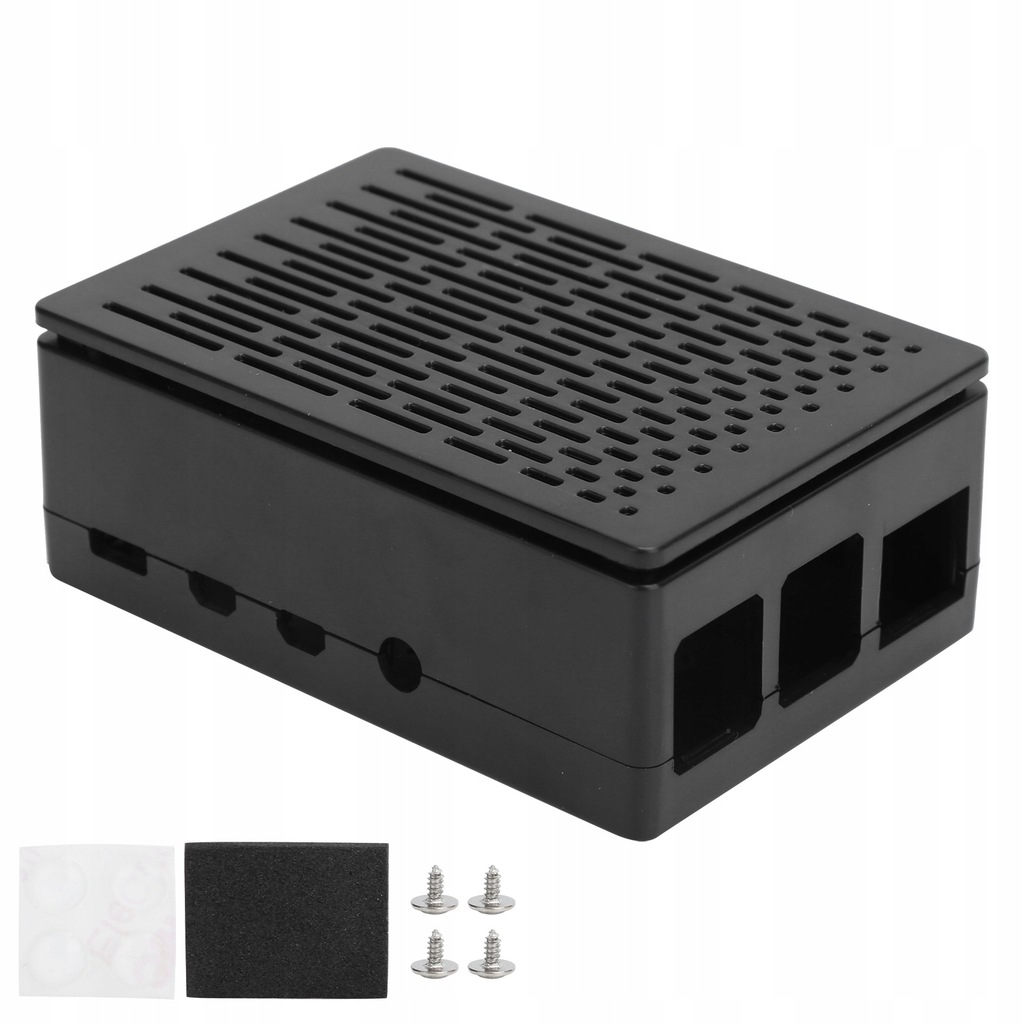 Obudowa ochronna do Raspberry Pi 4B z dostępem do portów HDMI i USB
