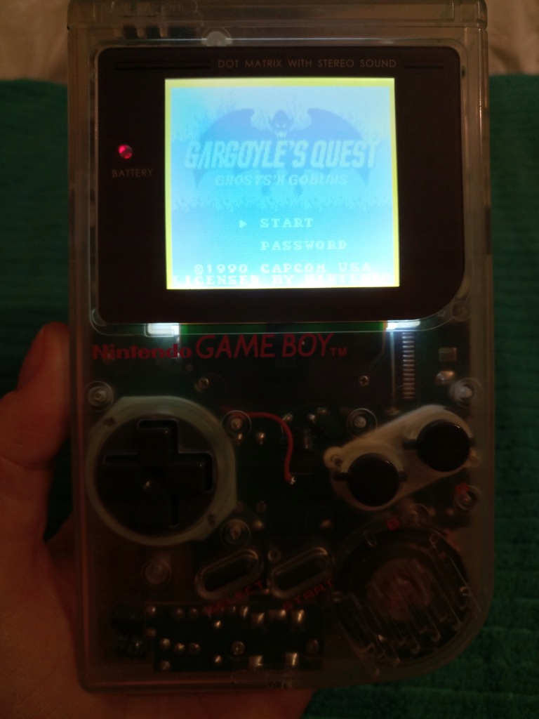 Game Boy High Tech Transparent z modem backlight