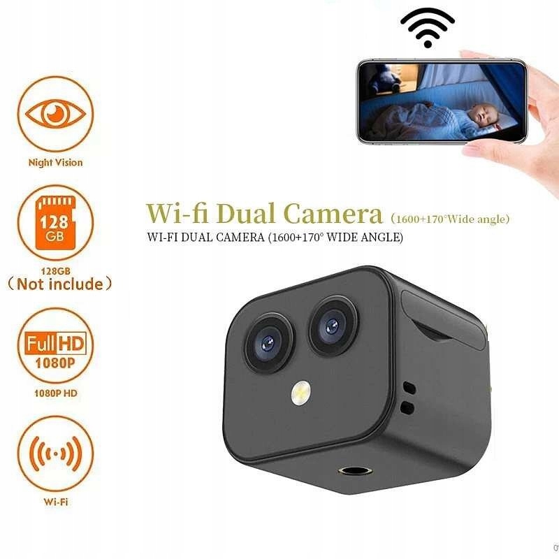 Mini Bezprzewodowa, Zdalna Dwukierunkowa Kamera Monitorująca Z Domofonem