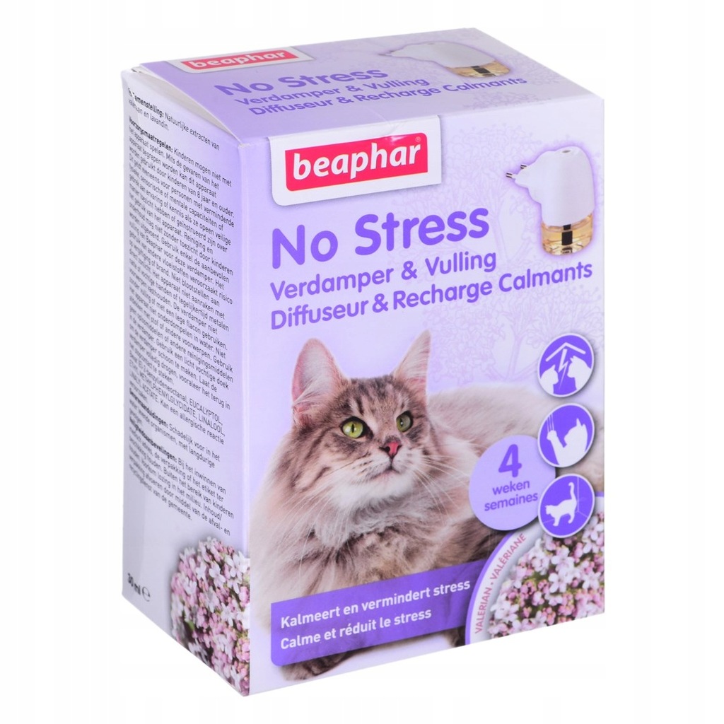 Beaphar No Stress Calming Diffuser Cat - aromatyzer behawioralny dla kotów