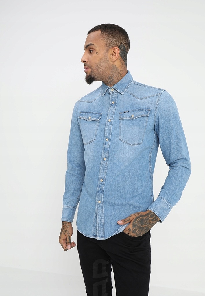 G-STAR RAW KOSZULA JEANSOWA MĘSKA CASUAL L 1ZAB